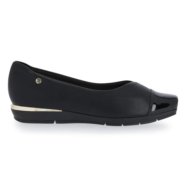 CONFORT BUNIONS FLAT SHOES MAXI TERAPY BLACK PICCADILLY