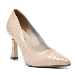 MID STILETO  PUMP CREAM CROCO VIA  MARTE