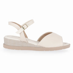 MID WEDGES SANDALS OFF WHITE PICCADILLY