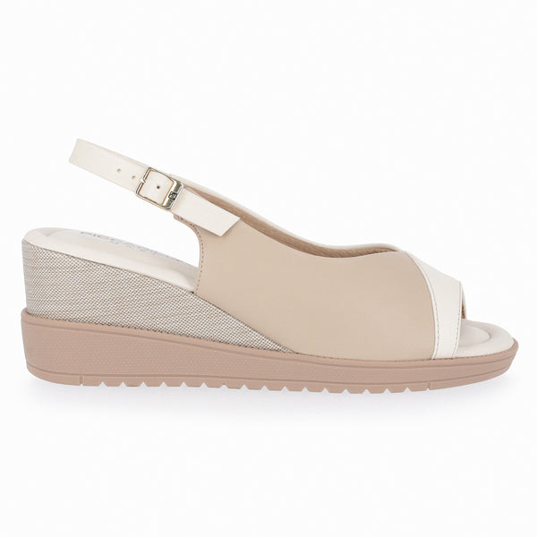 MID WEDGES SANDALS MARFIM PICCADILLY