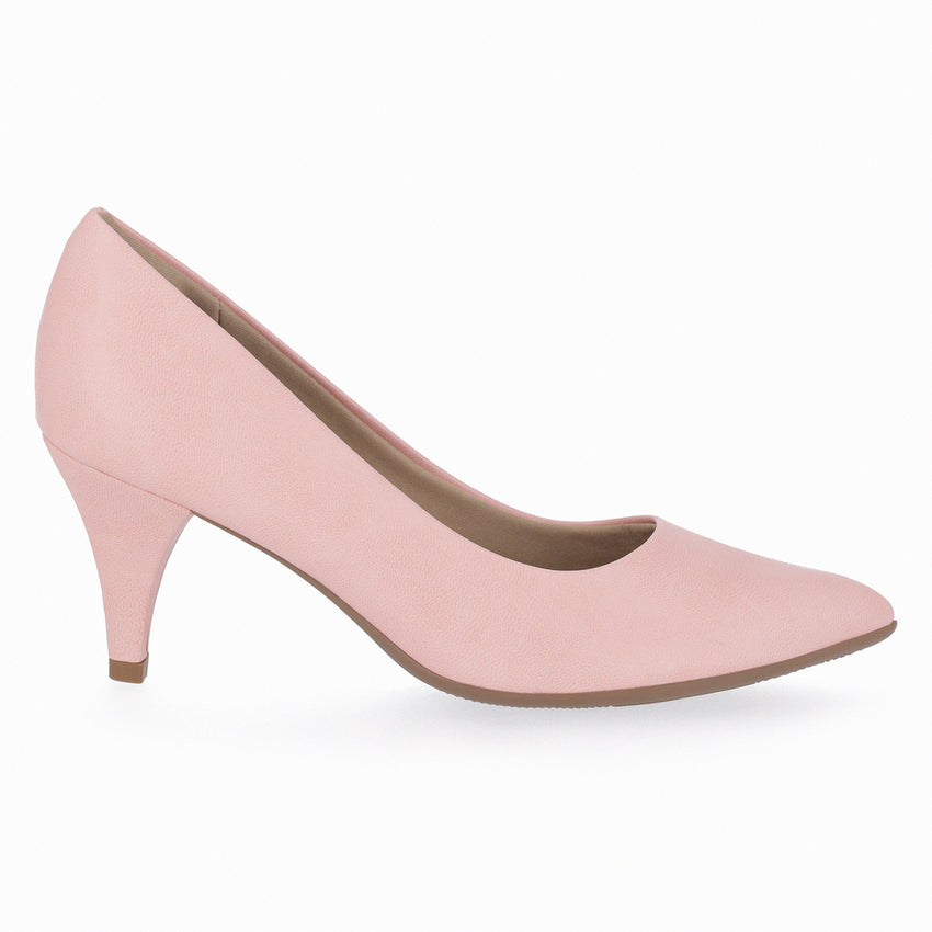 MID STILETO  PUMP PINK ROSE QUARTZO PICCADILLY