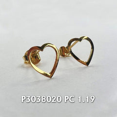 18K GOLD EARRING BRAZILIAN GOLD