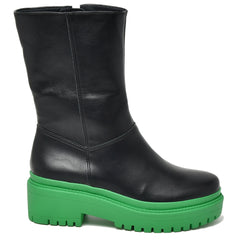 MID FASHION BOOT GREEN BLACK VIA MARTE