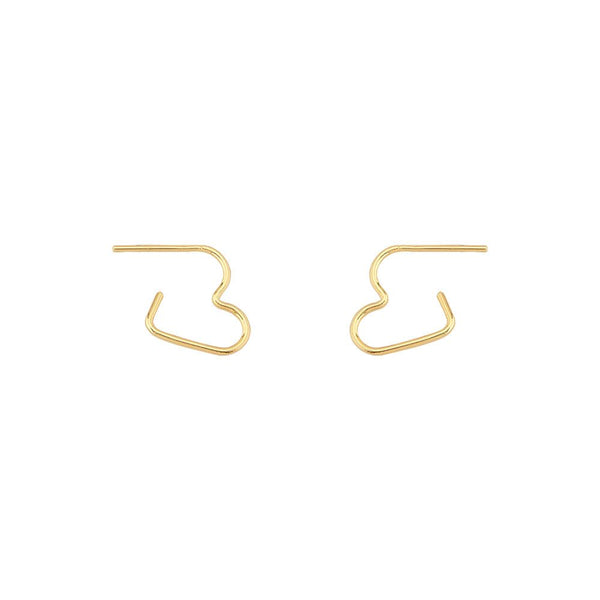 PLATED 18K GOLD  EARRING