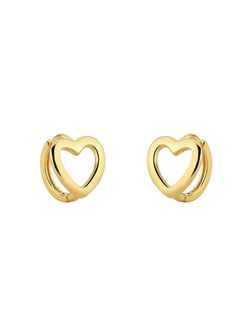 PLATED 18K GOLD EARRING