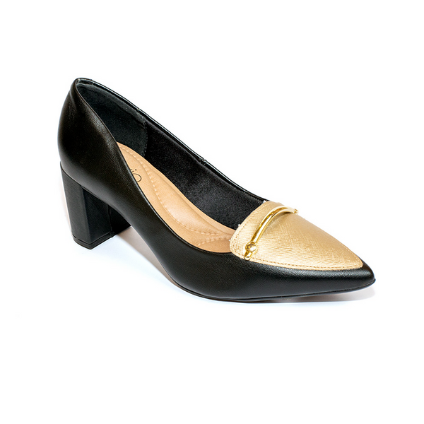 MID STILETTO PUMP NAVY BLUE BEIRA RIO