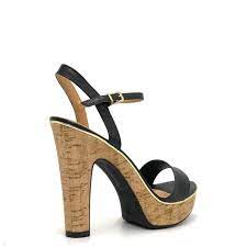 PLATFORM HIGH HEEL BLACK VIZZANO