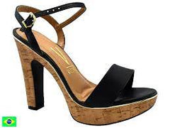 PLATFORM HIGH HEEL BLACK VIZZANO