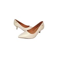 LOW STILLETO PUMP CREAM VIZZANO